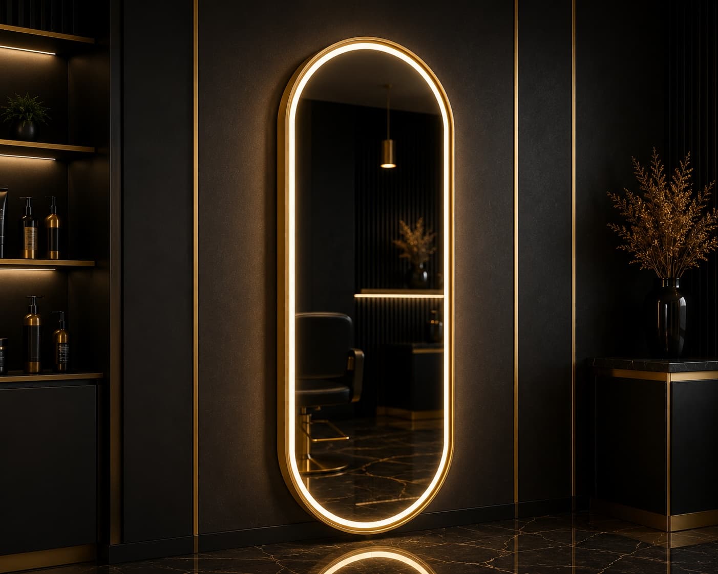 JS-05TE 設置イメージ(Luxury Black & Gold)