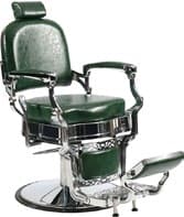 マットブラックのクラシックバーバーチェア